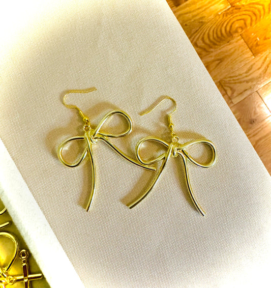 Handmade Bow Earrings